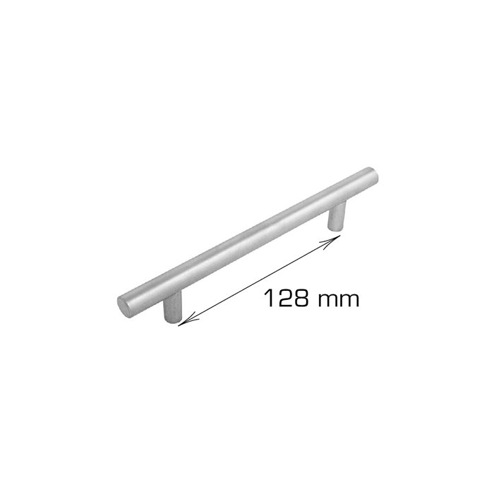 Håndtak T-form 128 mm - 2 stk. 